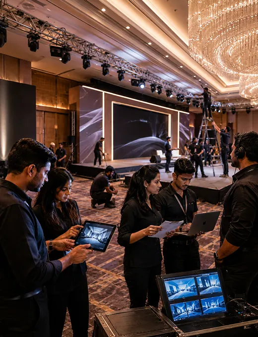 In-House Creative, Logistics & Production Team